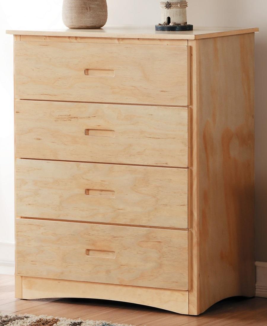 Homelegance Bartly 4 Drawer Chest in Natural B2043-9 - Half Price Furniture