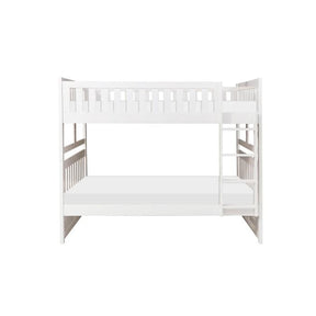 Homelegance Galen Full/Full Bunk Bed in White B2053FFW-1* Half Price Furniture