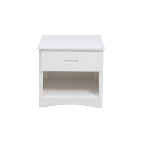 Homelegance Galen 1 Drawer Night Stand in White B2053W-4 Half Price Furniture