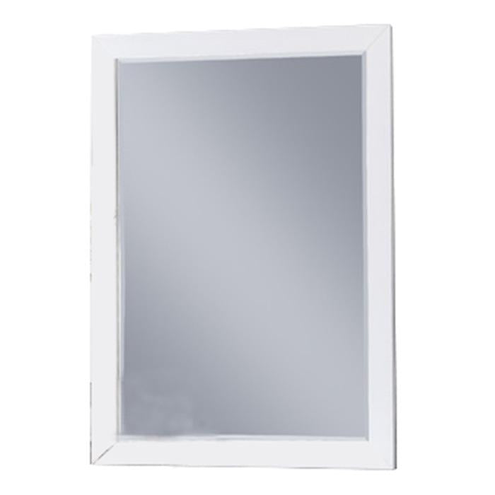 Homelegance Galen Mirror in White B2053W-6 Half Price Furniture