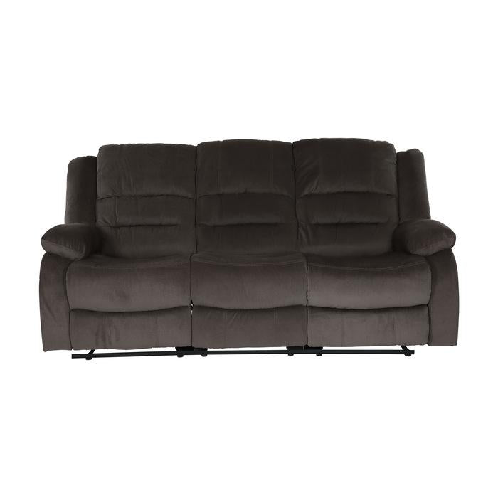 Homelegance Furniture Jarita Double Reclining Sofa in Chocolate Half Price Furniture