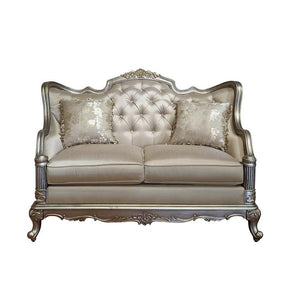 Homelegance Furniture Florentina Loveseat in Taupe 8412-2 Half Price Furniture