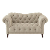 Homelegance Furniture St. Claire Loveseat in Brown 8469-2 Half Price Furniture