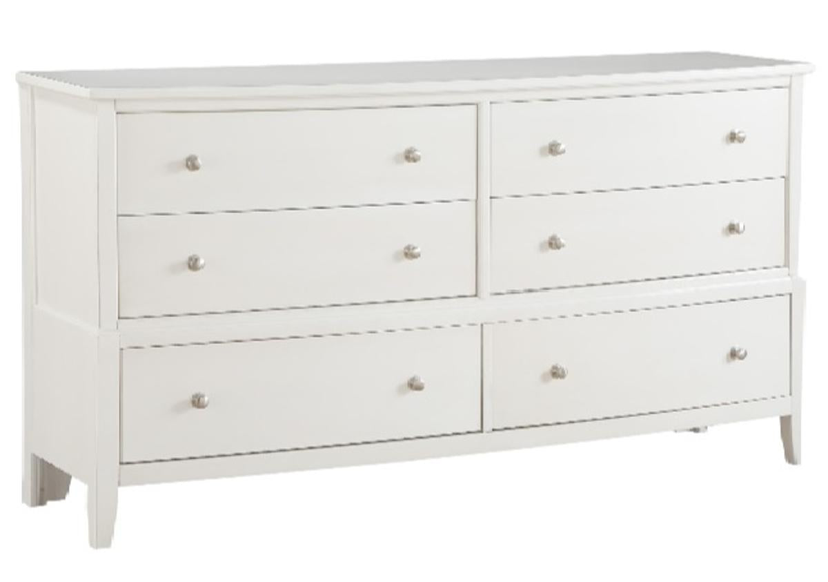 Homelegance Cotterill Dresser in Antique White 1730WW-5 - Half Price Furniture