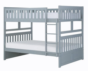 Homelegance Orion Full/Full Bunk Bed in Gray B2063FF-1* - Half Price Furniture