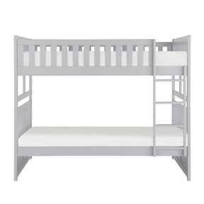 Homelegance Orion Full/Full Bunk Bed in Gray B2063FF-1* Half Price Furniture