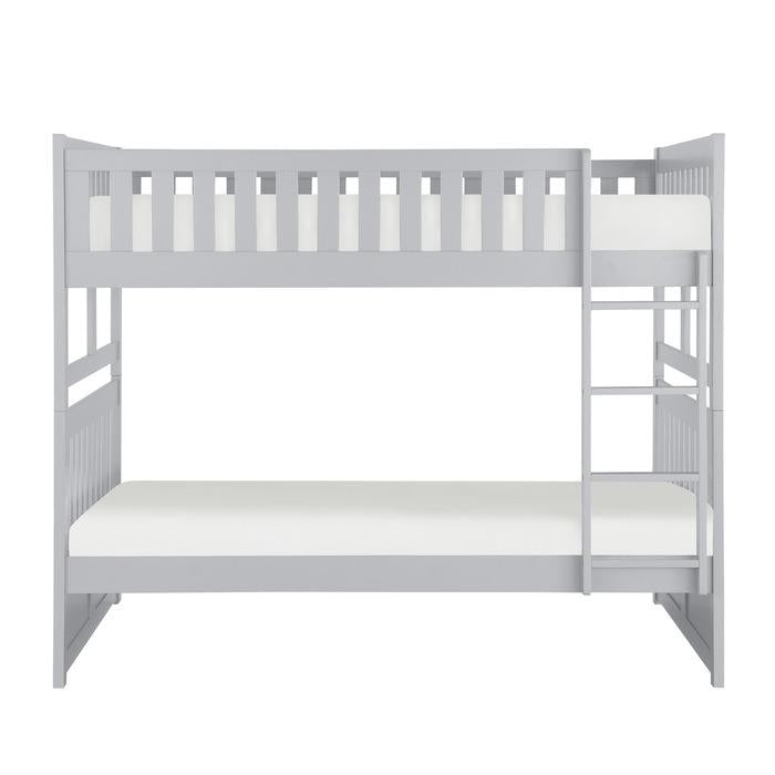 Homelegance Orion Full/Full Bunk Bed in Gray B2063FF-1* Half Price Furniture