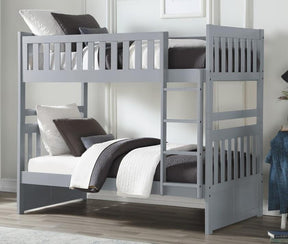 Homelegance Orion Twin/Twin Bunk Bed in Gray B2063-1* - Half Price Furniture