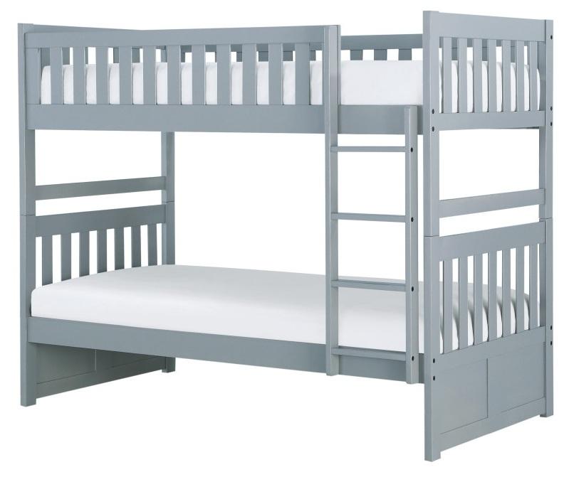 Homelegance Orion Twin/Twin Bunk Bed in Gray B2063-1* - Half Price Furniture