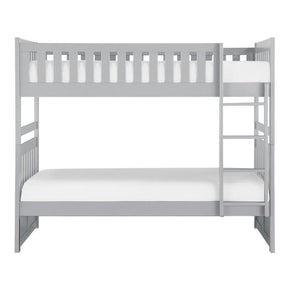 Homelegance Orion Twin/Twin Bunk Bed in Gray B2063-1* Half Price Furniture