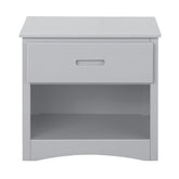 Homelegance Orion 1 Drawer Night Stand in Gray B2063-4 Half Price Furniture