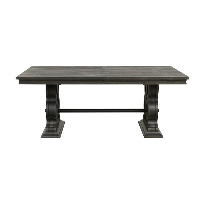 Homelegance Arasina Dining Table in Dark Pewter 5559N-96* Half Price Furniture