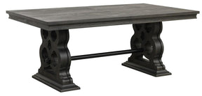 Homelegance Arasina Dining Table in Dark Pewter 5559N-96* - Dining Table - Half Price Furniture