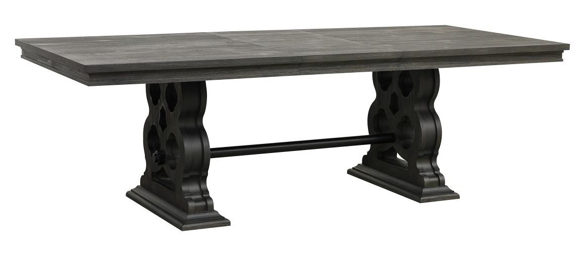 Homelegance Arasina Dining Table in Dark Pewter 5559N-96* - Dining Table - Half Price Furniture