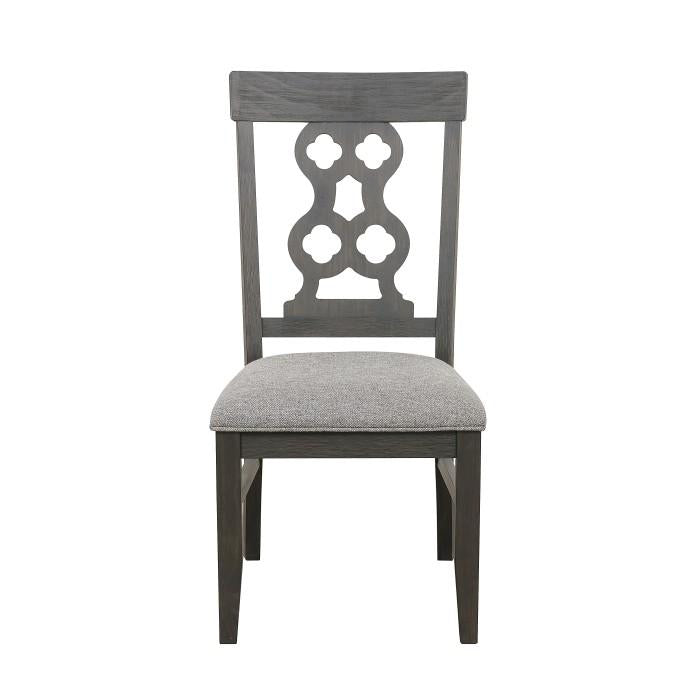 Homelegance Arasina Side Chair in Dark Pewter (Set of 2) Half Price Furniture