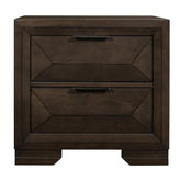 Homelegance Chesky Nightstand in Warm Espresso 1753-4 Half Price Furniture