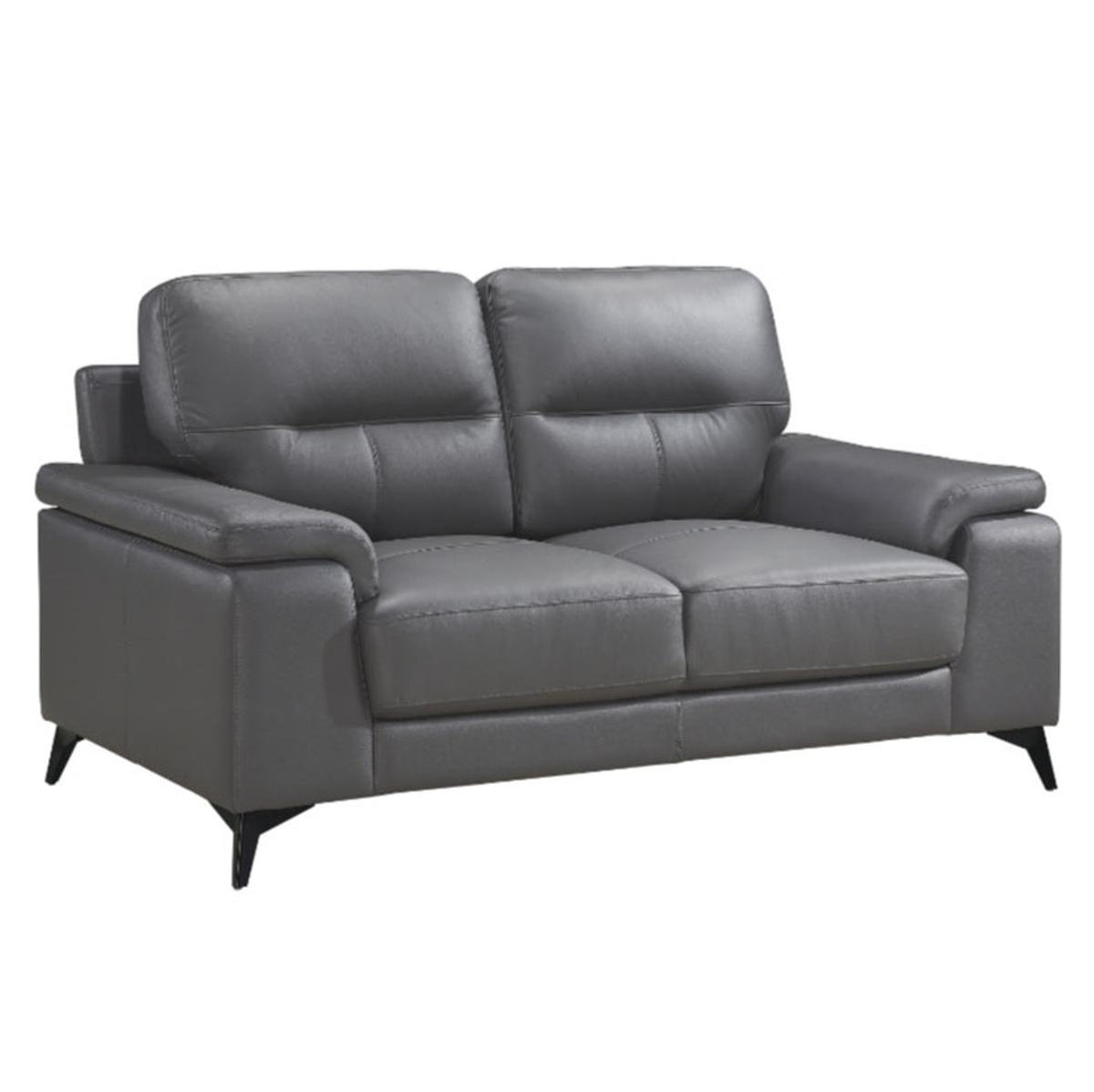 Homelegance Furniture Mischa Loveseat in Dark Gray 9514DGY-2 - Loveseat - Half Price Furniture