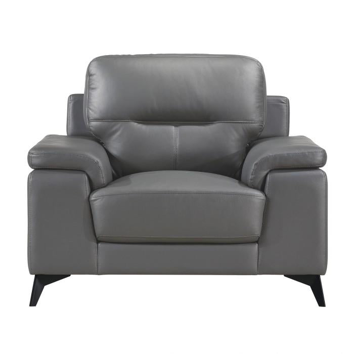 Homelegance Furniture Mischa Chair in Dark Gray 9514DGY-1 Half Price Furniture