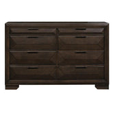 Homelegance Chesky Dresser in Warm Espresso 1753-5 Half Price Furniture