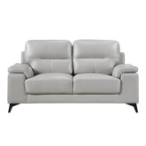 Homelegance Furniture Mischa Loveseat in Silver Gray 9514SVE-2 Half Price Furniture