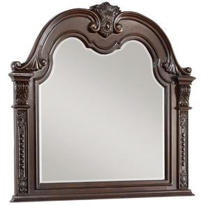 Homelegance Cavalier Mirror in Dark Cherry 1757-6 - Mirror - Half Price Furniture