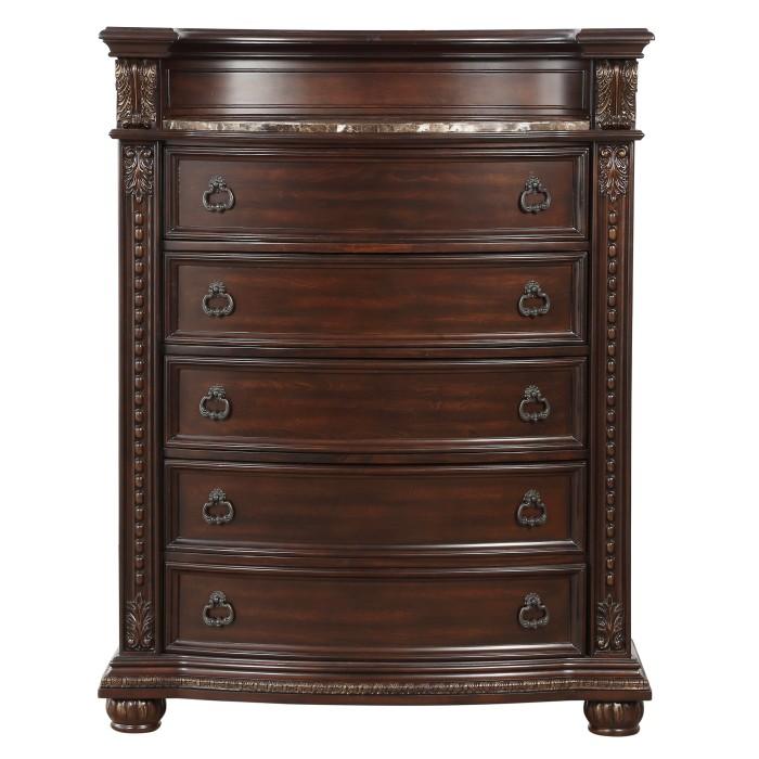 Homelegance Cavalier Chest in Dark Cherry 1757-9 Half Price Furniture