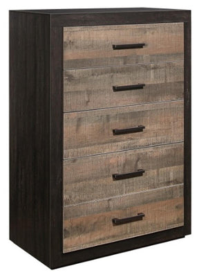 Homelegance Miter Chest in Rustin Mahogany & Dark Ebony 1762-9 - Half Price Furniture