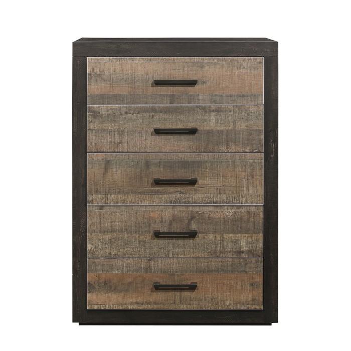 Homelegance Miter Chest in Rustin Mahogany & Dark Ebony 1762-9 Half Price Furniture