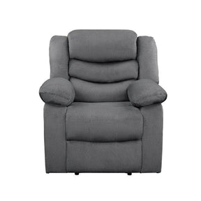 Homelegance Furniture Discus Double Reclining Chair in Gray 9526GY-1 Half Price Furniture