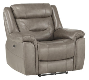 Homelegance Furniture Danio Power Double Reclining Chair with Power Headrests in Brownish Gray 9528BRG-1PWH - Half Price Furniture