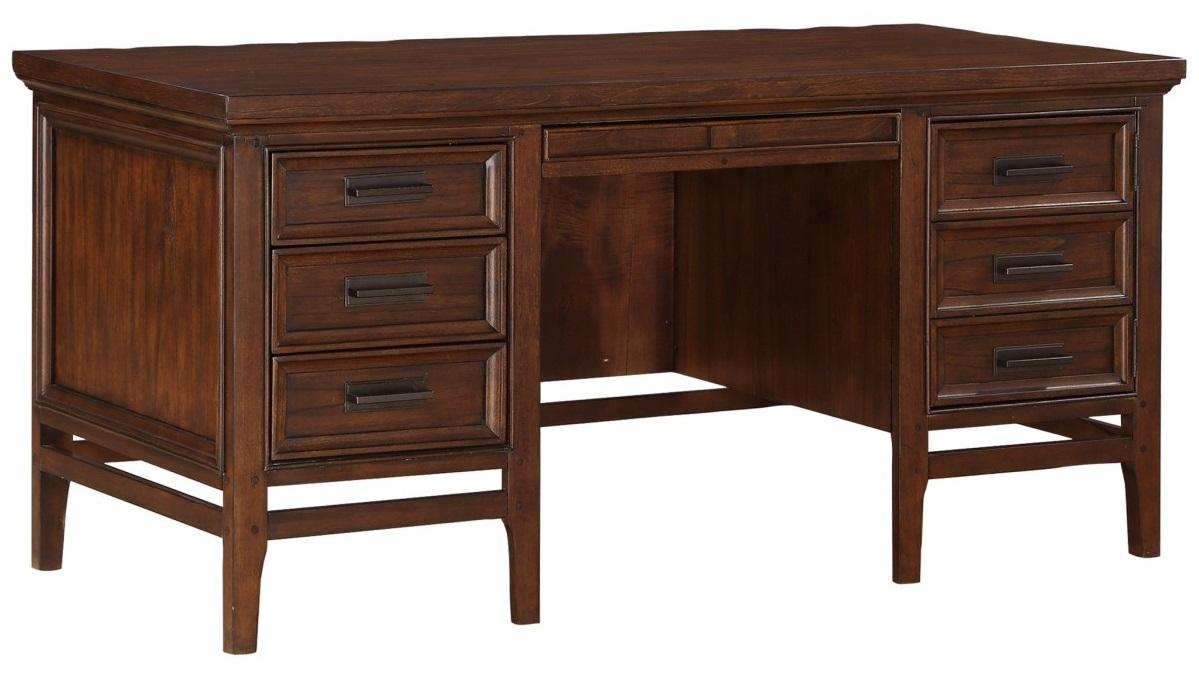 Homelegance Frazier Executive Desk in Brown Cherry 1649-17 - Executive Desk - Half Price Furniture