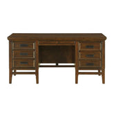 Homelegance Frazier Executive Desk in Brown Cherry 1649-17 Half Price Furniture