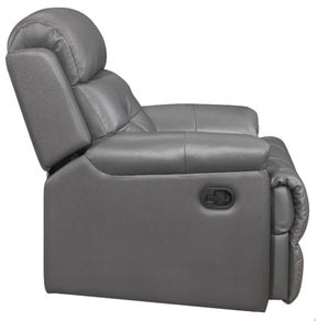 Homelegance Furniture Lambent Double Reclining Chair in Dark Gray - Half Price Furniture