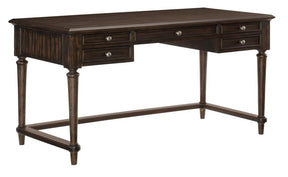 Homelegance Cardano Writing Desk w/ 3 Working Drawers in Charcoal 1689-16 - Half Price Furniture