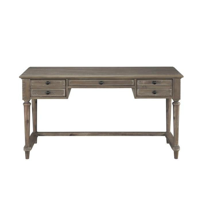 Homelegance Cardano Writing Desk w/ 3 Working Drawers in Brown 1689BR-16 Half Price Furniture