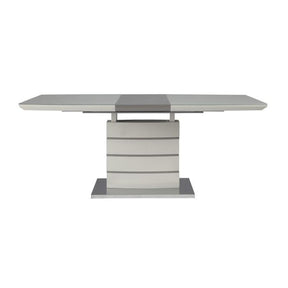 Homelegance Glissand Dining Table in White & Gray 5599-71* Half Price Furniture