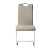 Homelegance Glissand Side Chair in Chrome (Set of 2) Half Price Furniture