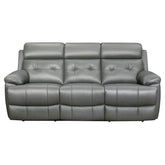 Homelegance Furniture Lambent Double Reclining Sofa in Gray Half Price Furniture