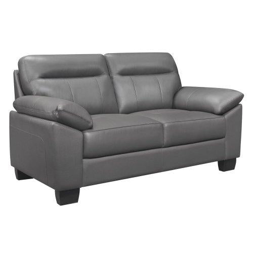 Homelegance Furniture Denizen Loveseat in Dark Gray 9537DGY-2 - Loveseat - Half Price Furniture