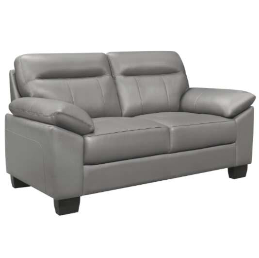 Homelegance Furniture Denizen Loveseat in Gray 9537GRY-2 - Half Price Furniture