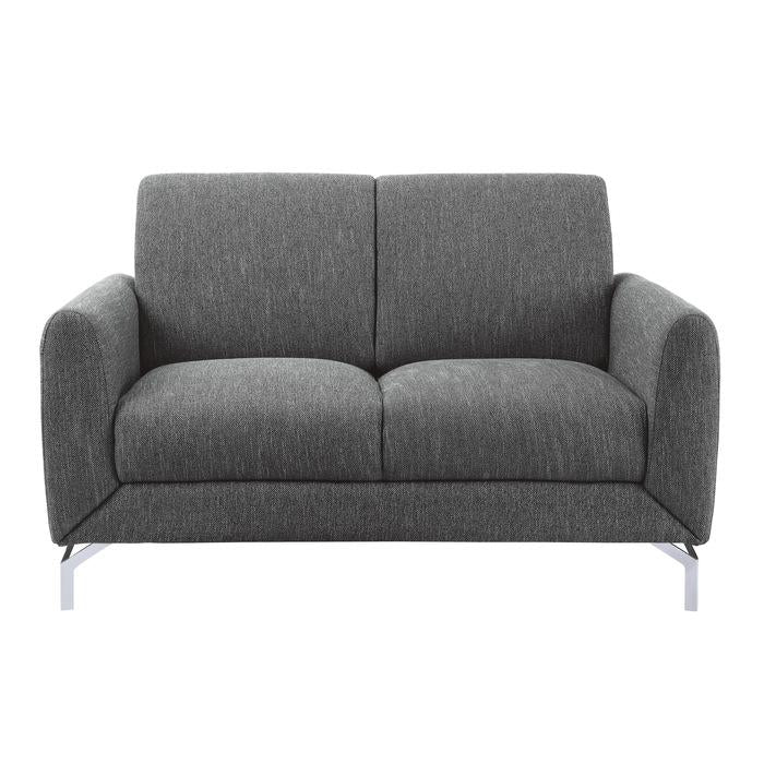 Homelegance Furniture Venture Loveseat in Dark Gray Half Price Furniture