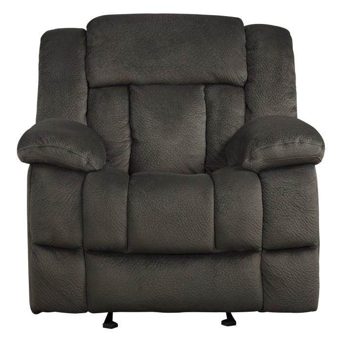 Homelegance Furniture Laurelton Glider Reclining Chair in Chocolate 9636-1 Half Price Furniture