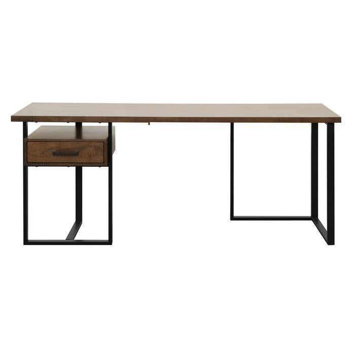 Homelegance Sedley Return Desk with One Cabinet, Reversible in Walnut 5415RF-16* Half Price Furniture