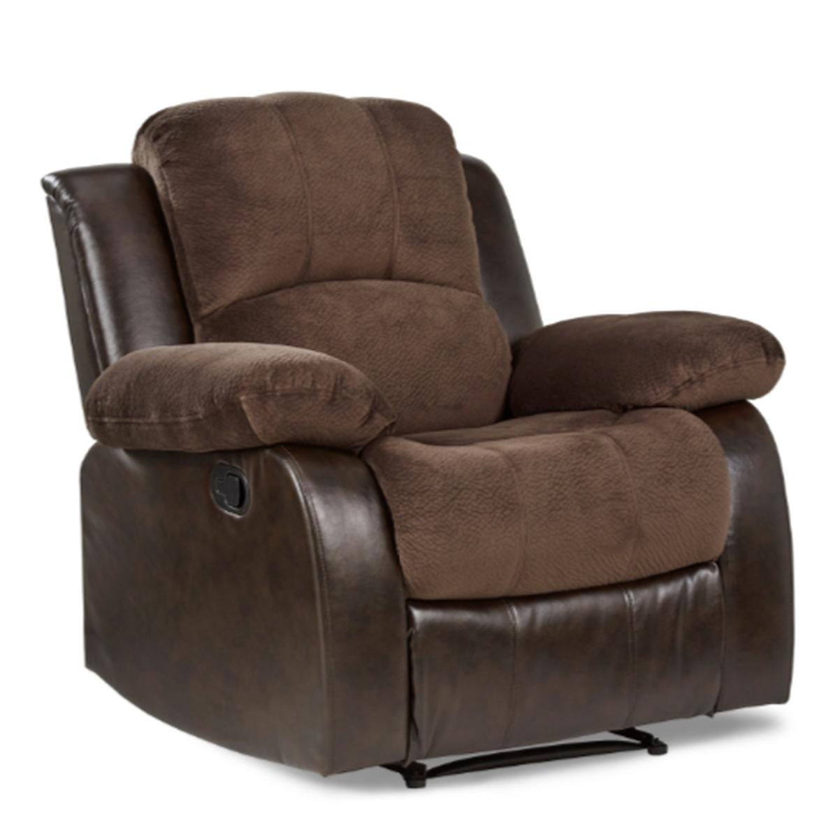 Homelegance Furniture Granley Reclining Chair in Chocolate 9700FCP-1 - Half Price Furniture