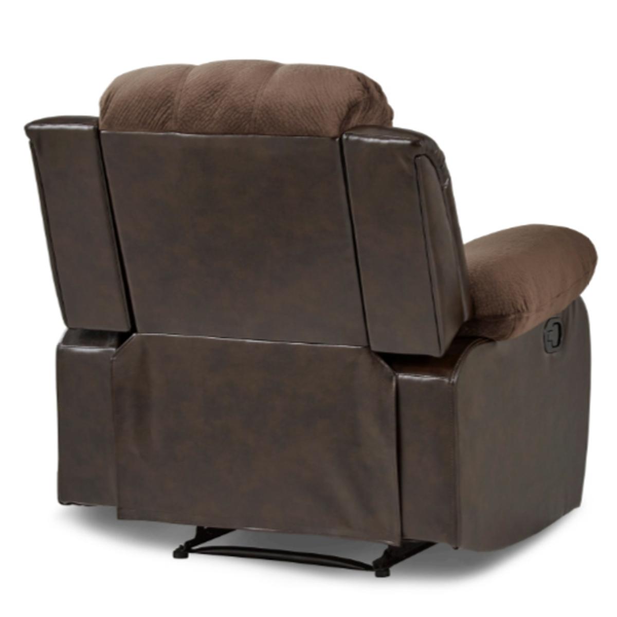 Homelegance Furniture Granley Reclining Chair in Chocolate 9700FCP-1 - Half Price Furniture