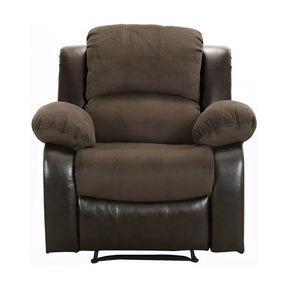 Homelegance Furniture Granley Reclining Chair in Chocolate 9700FCP-1 Half Price Furniture