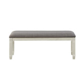 Homelegance Granby Bench in Antique White 5627NW-13 Half Price Furniture