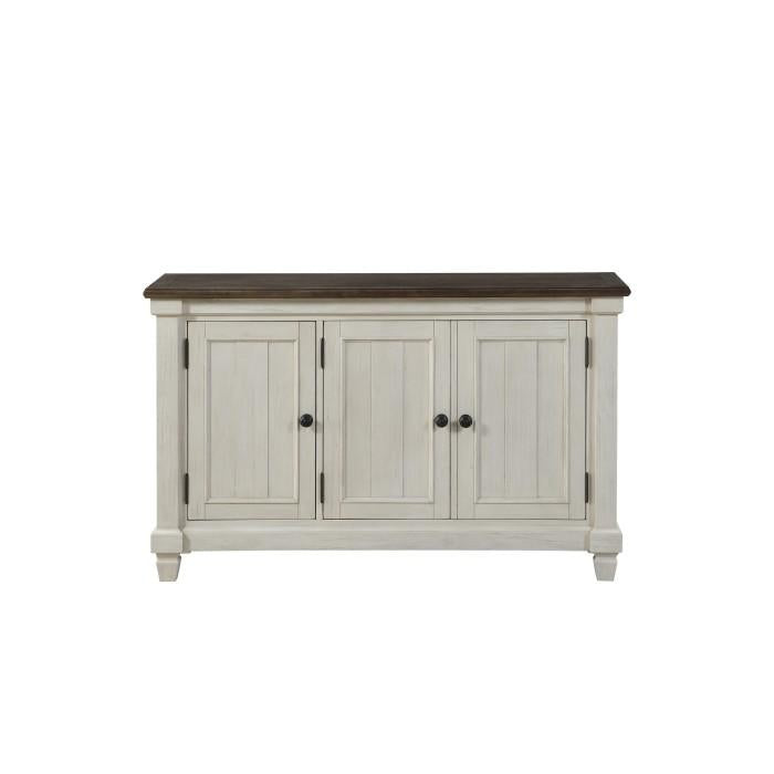 Homelegance Granby Server in White & Brown 5627NW-40 Half Price Furniture