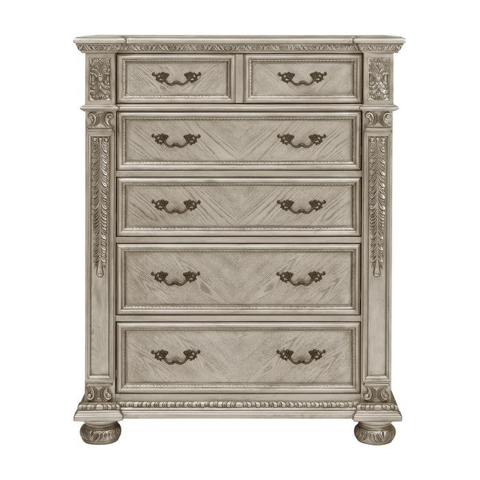 Homelegance Catalonia Chest in Platinum Gold 1824PG-9 Half Price Furniture