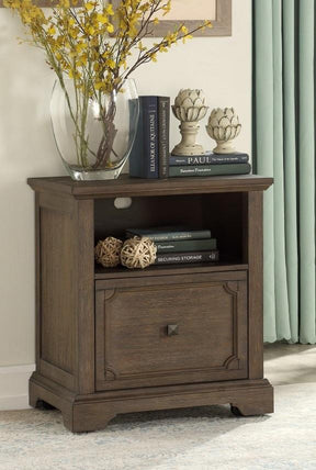 Homelegance Toulon File Cabinet in Wire-Brushed 5438-18 - Half Price Furniture